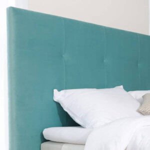 Oblazinjena vzglavna stranica BoxSpring postelje - Spalni center Maremico