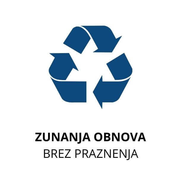 Zunanji obnovitveni paket – obnova brez praznjenja