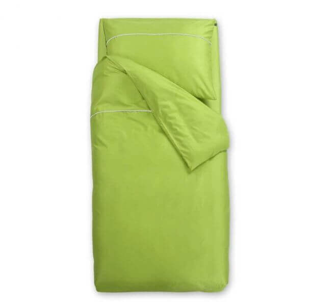 posteljnina basic odeja zelena