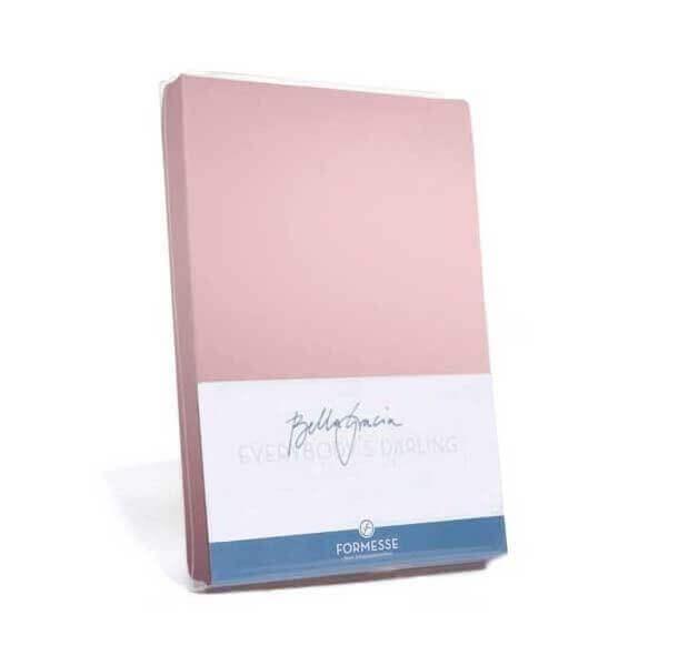 Jogi rjuha Gracia 180x190 / 200x220 cm roza napenjalna rjuha Bella Donna