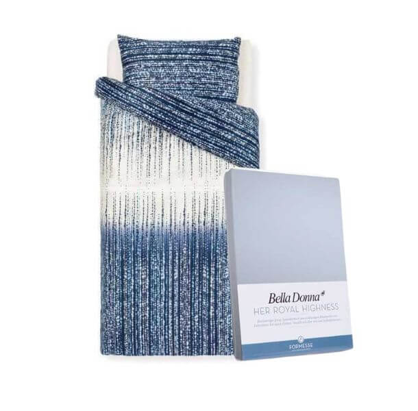 posteljnina vivia modra rjuha bella donna