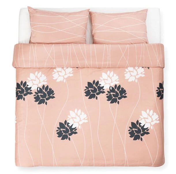 posteljnina Odeja Anikka puder roza