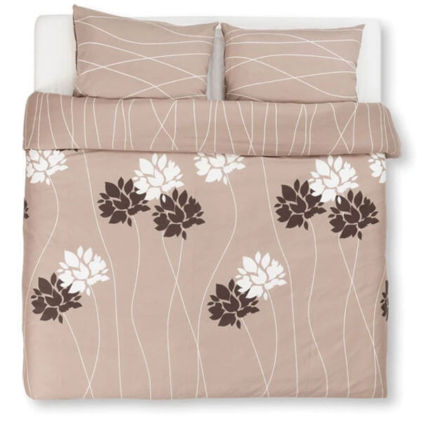 posteljnina Odeja Anikka svetlo rjava