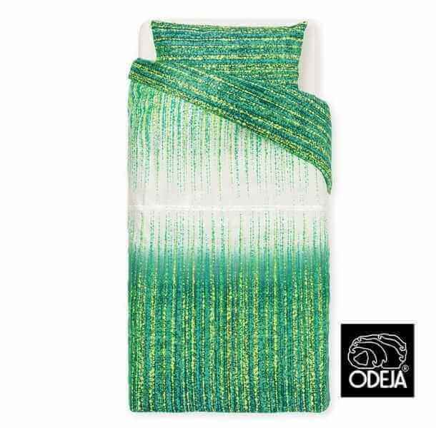 Komplet posteljnina in napenjalna rjuha - Vivia Zelena - Spalni center Maremico