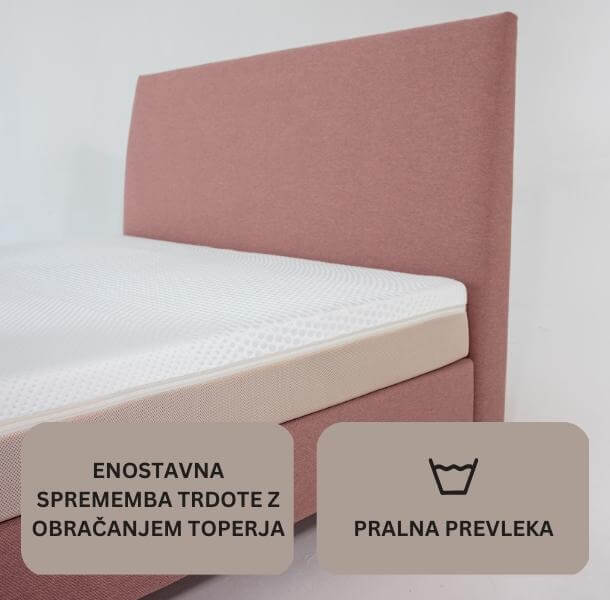 Vzmetnica Leticia Spring 26 prevleka toper