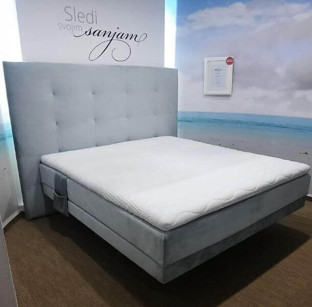postelja boxspring lux eksponat