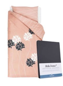 anikka roza temno siva bella donna komplet